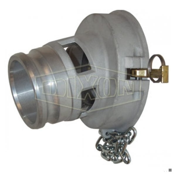Gravity Drop Adapter, 4 in Nominal, Aluminum, Domestic